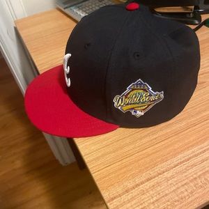 I am selling an Atlanta Braves New Era hat with a 1996 World Series Patch